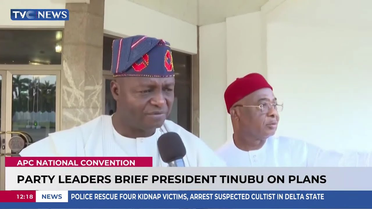 APC Leaders Brief President Tinubu On Plans For National Convention