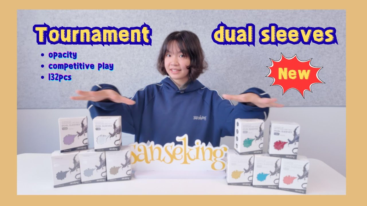 Sanseking Card Sleeves | Ancient Dragon Series Tournament Matte Dual Sleeves#tcg #ptcg #sleeves