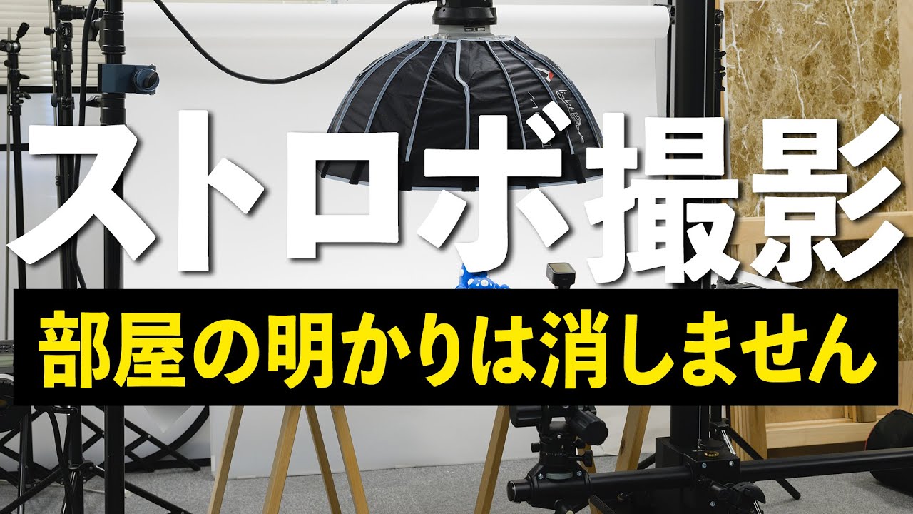 ストロボを使うときは定常光(地明かり・モデリングランプ)を消さなければならないのか？｜写真撮る人鈴木遥介