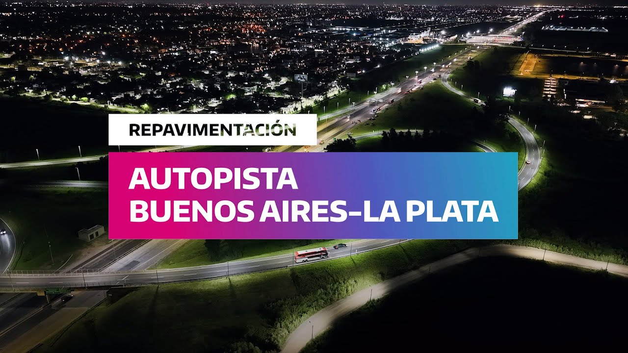 Avanza la repavimentaci&oacute;n de la Autopista Buenos Aires - La Plata entre La Plata y Hudson | AUBASA