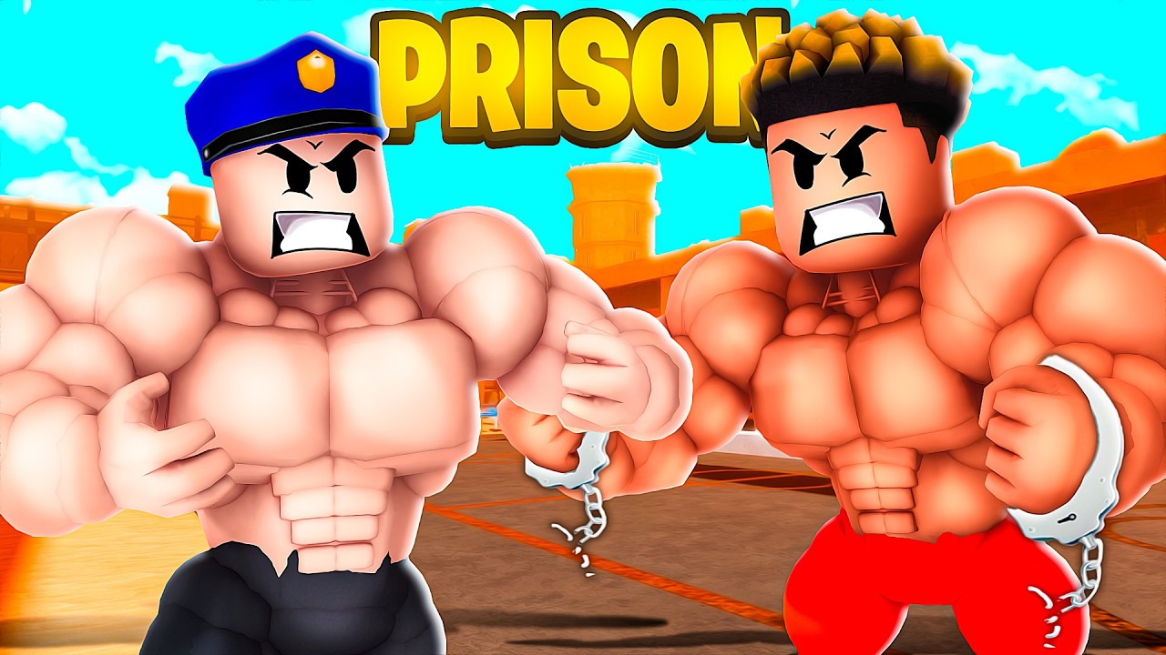 I Became The STRONGEST PRISONER In PRISON HUSTLE! (Roblox)