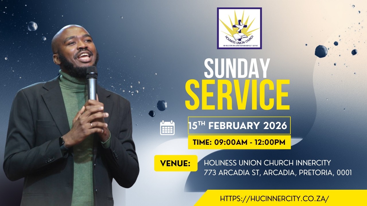 HUC Innercity Pretoria | Sunday Service | 15 Feb 2026 | Righteousness Through Faith Part 2B - LIVE