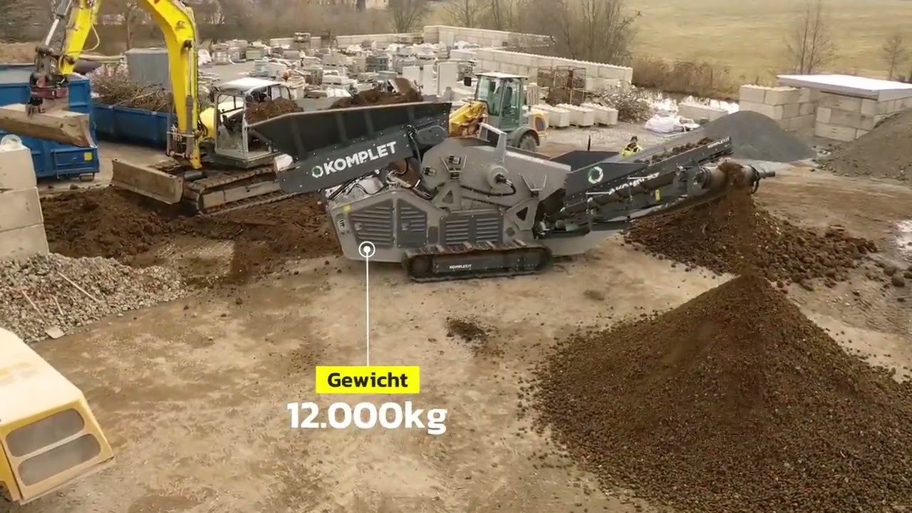 Komplet KOMPATTO 5030 Siebanlage - Kettenfahrwerk (VERKAUFT)