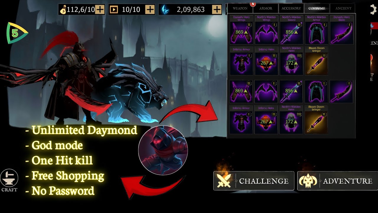 Shadow Of Death Mod Apk  2025 - Unlimited Money & Free Shopping Latest Version