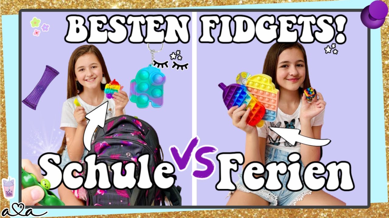 Die BESTEN FIDGETS für die SCHULE und FERIEN 💜 Alles Ava
