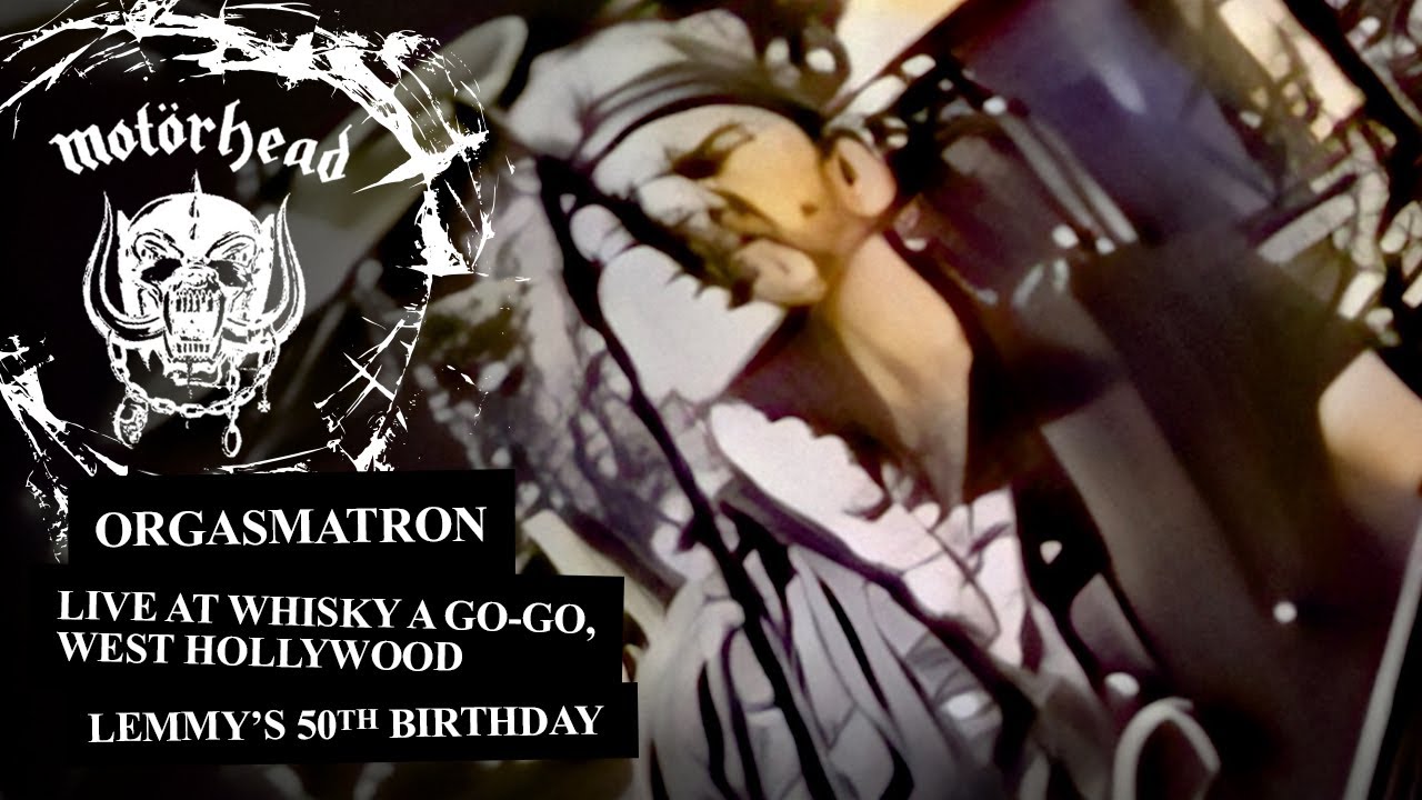 MOTÖRHEAD – ORGASMATRON (LEMMY’S 50TH BIRTHDAY, 1995)