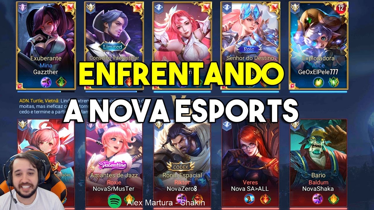 Akuma, Elwind e Kenji contra o time da NoVa  - Arena of Valor
