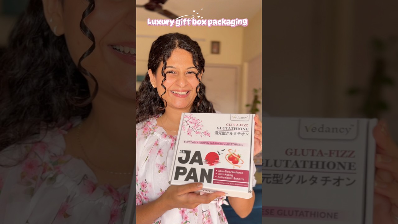 Vedancy Glutafizz at ₹1199 with luxury gift packaging❤️  