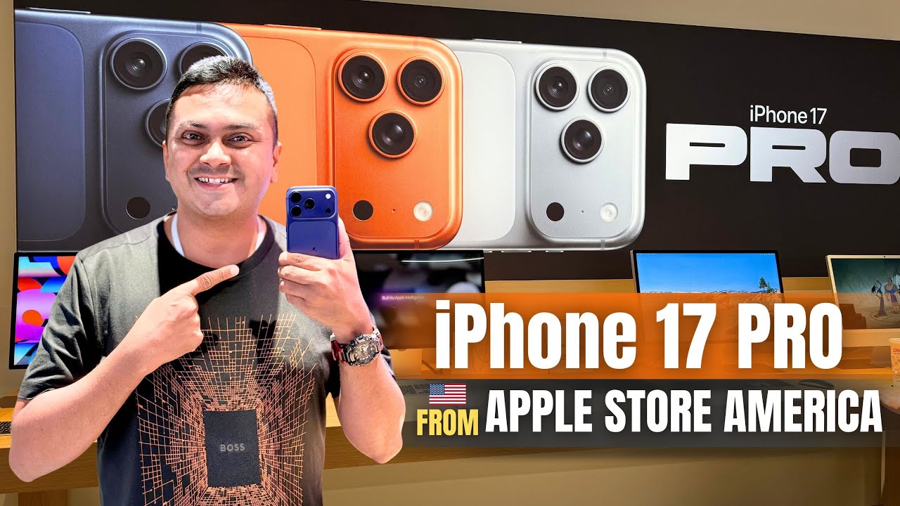 iPhone 17 Pro from Apple Store in USA🇺🇸 | Unboxing, Price, Exchange & Review