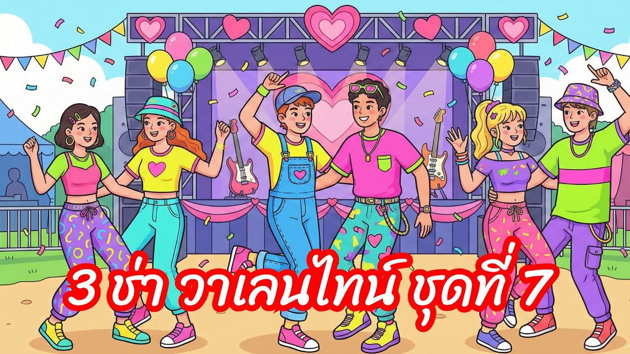 [ชุดที่ 7] รวมเพลง 3 ช่า วาเลนไทน์  - แดนซ์โจ๊ะๆ มันส์รับวันแห่งความรัก 2026