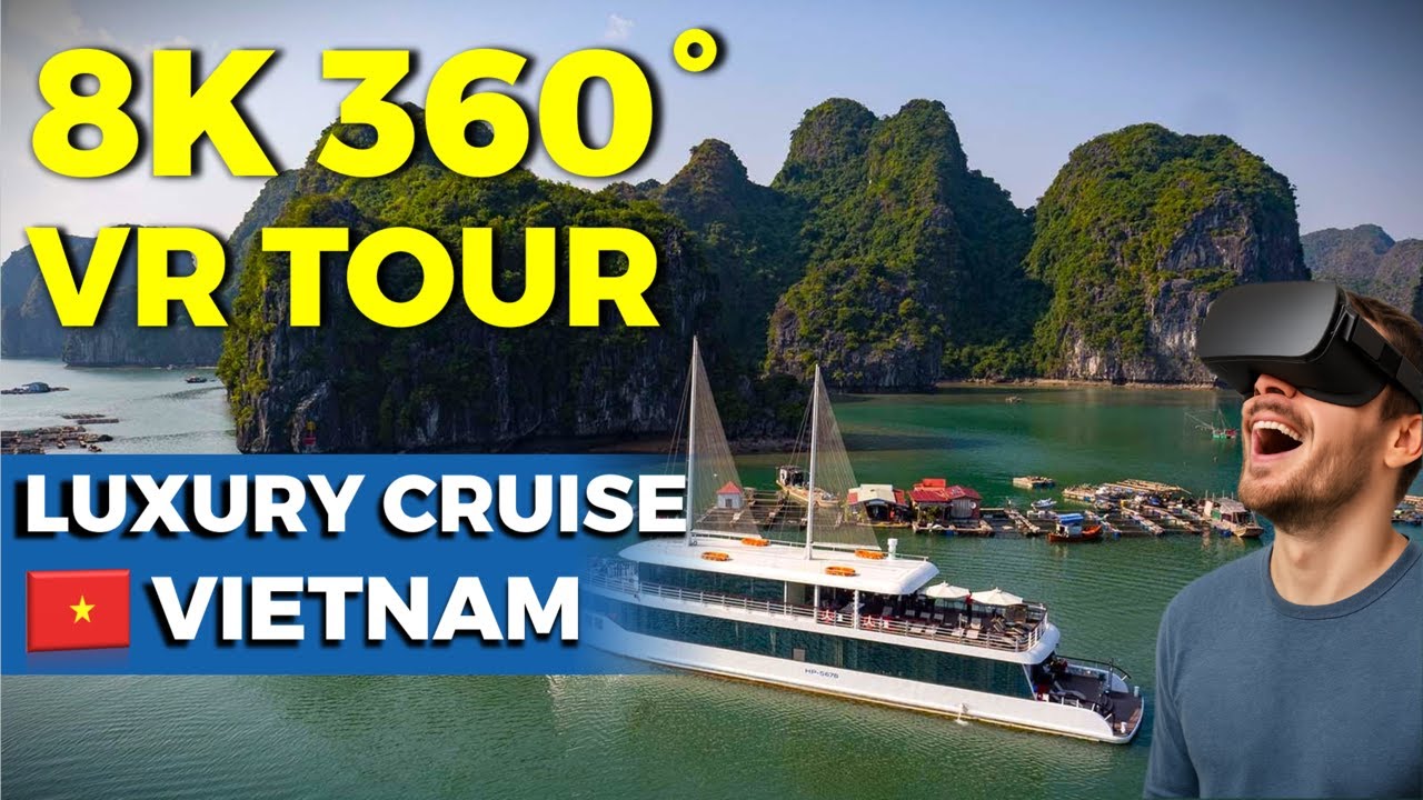 8K 360° VR Tour of Jade Sails Cruise | Ha Long Bay to Lan Ha Bay | Luxury Vietnam Experience