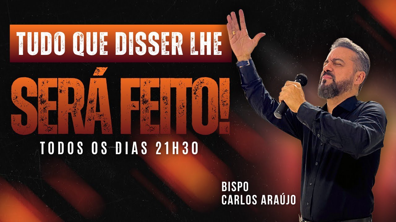 ORAÇÃO AO VIVO COM BISPO CARLOS ARAUJO