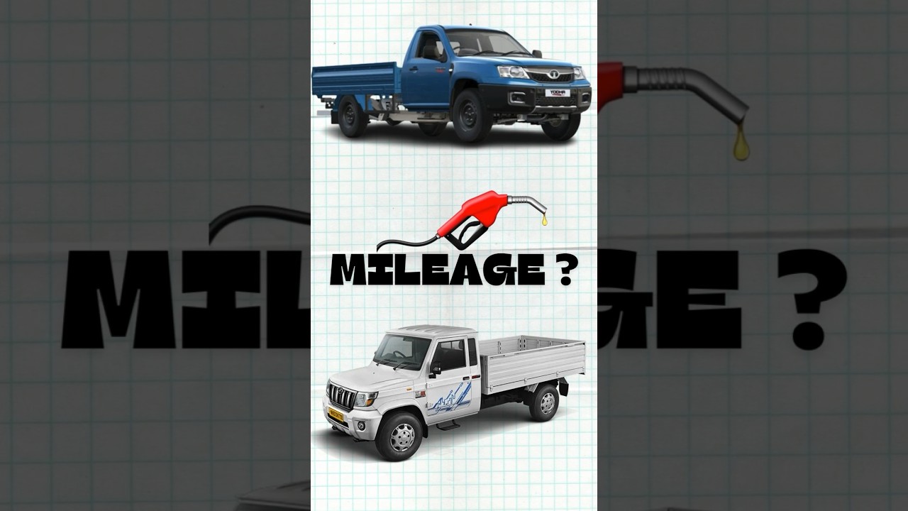 Tata Yodha 2.0 VS Bolero Maxx HD 2.0 mileage Test 🔥