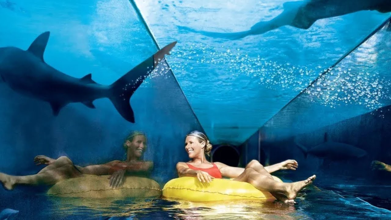 The CRAZIEST Water Slide&mdash;Right Through a Shark Tank!
