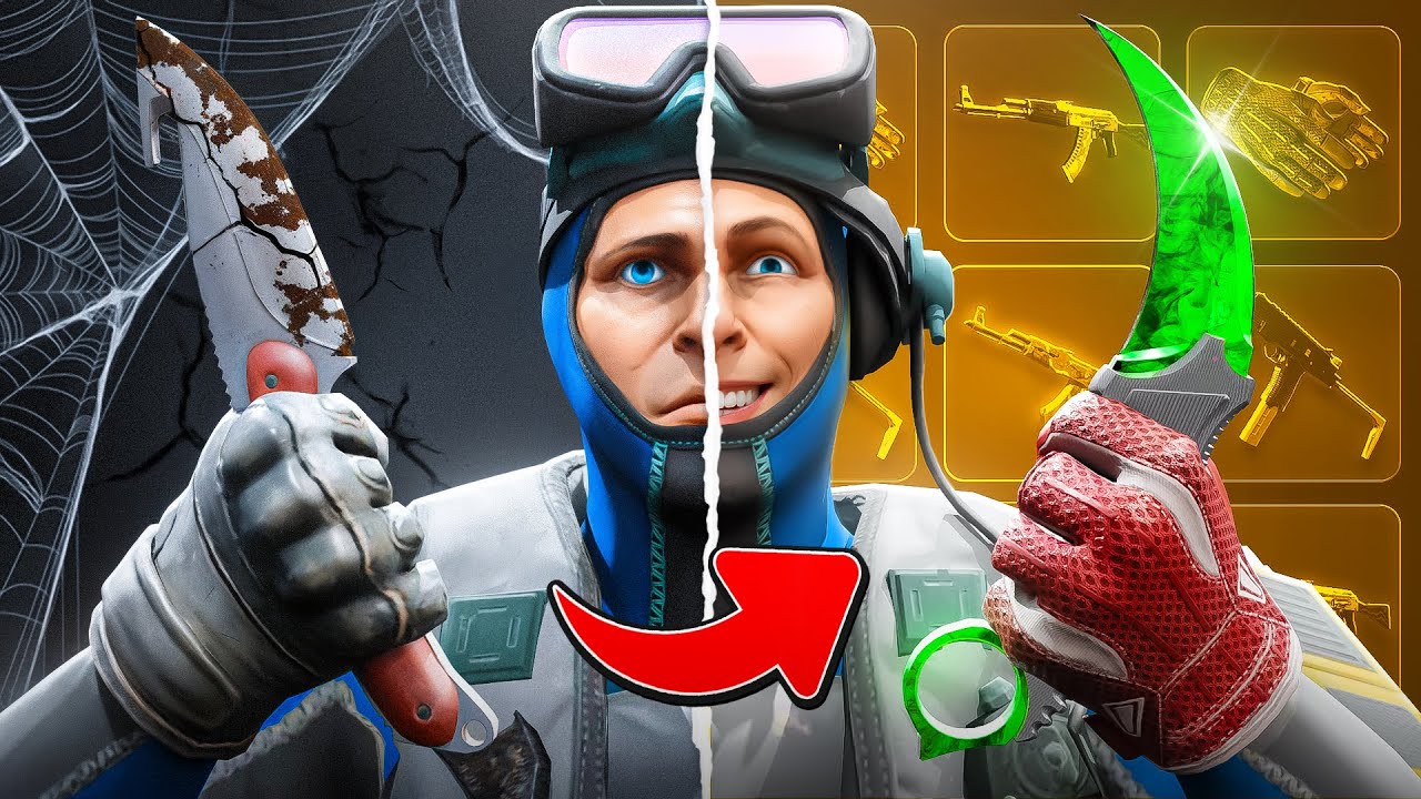 Я Купил Steam Аккаунт за 100 VS 5.000.000 Рублей (CS2)