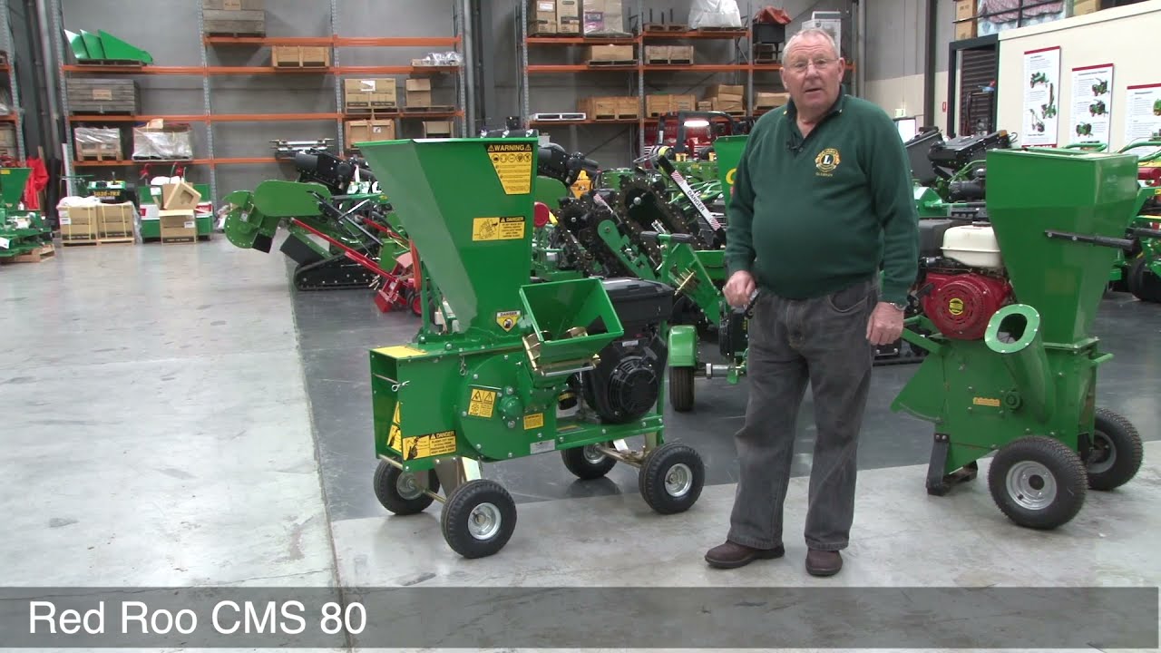 Lions Club of Glenroy and the Red Roo CMS80 Chipper Mulcher Shredder