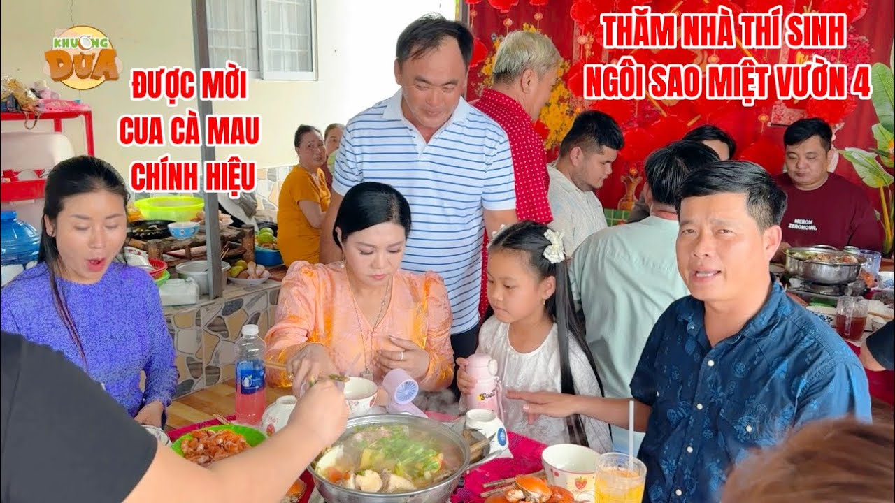 Khương Dừa, Ngọc Huyền được thí sinh Ngôi Sao Miệt Vườn 4 mời ăn cua Cà Mau chính hiệu