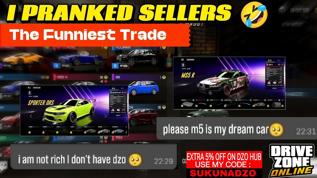 Я разыграл продавцов 🤣 | DriveZoneOnline Серия самых смешных обменов. День #23