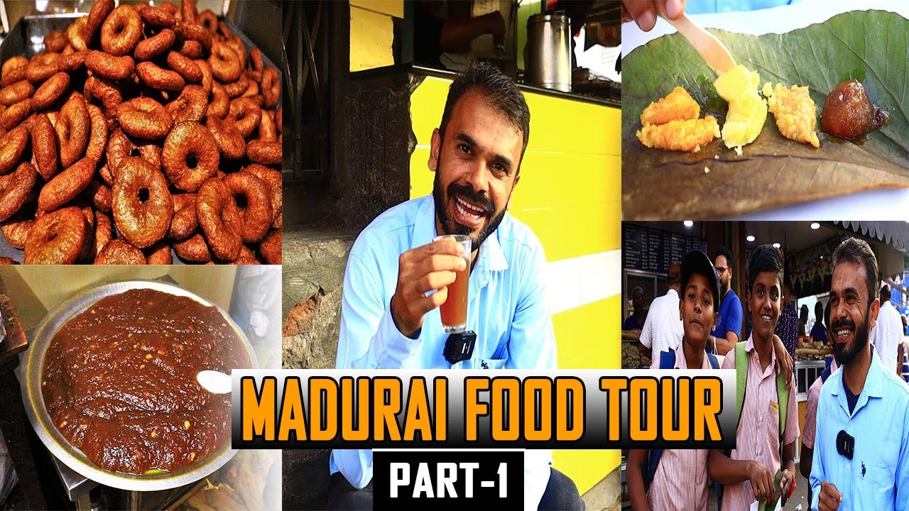 Madurai Food Tour Part-1 | Famous food near Meenakshi Temple | Indian street food |