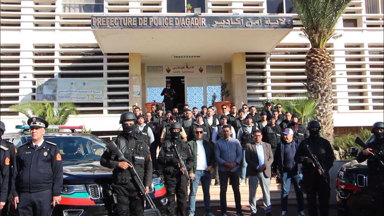 اكادير: استعدادات امنية مشددة لتأمين احتفالات رأس السنة