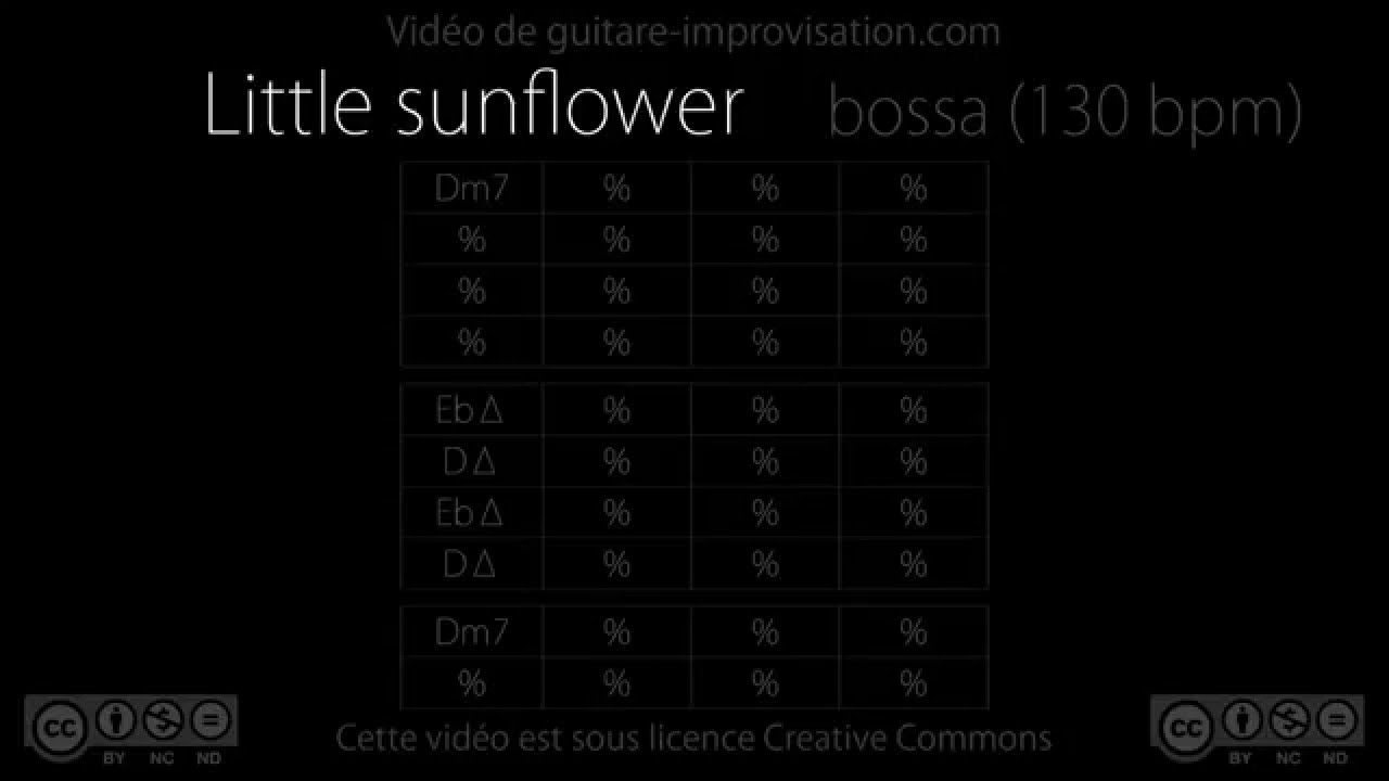 Little sunflower (bossa 130bpm) - Backing Track