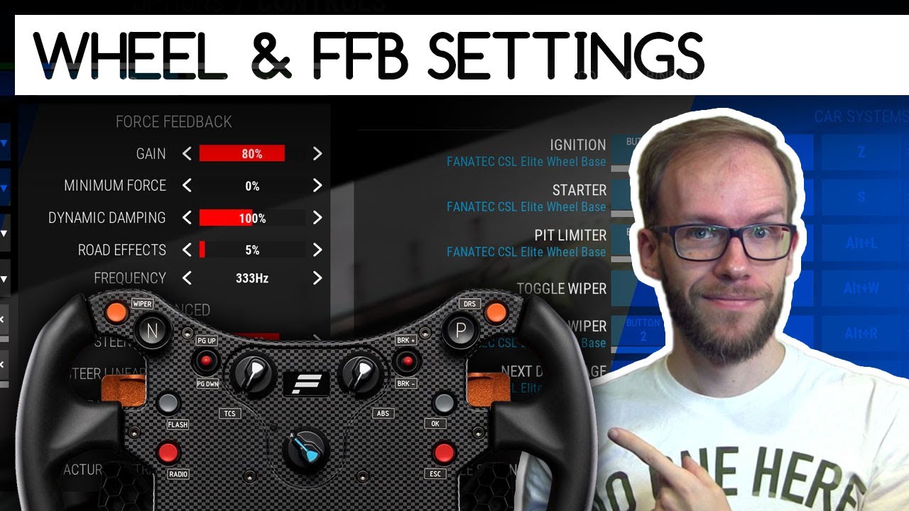 Мои настройки Fanatec Wheel и FFB для Assetto Corsa Competizione Simracing