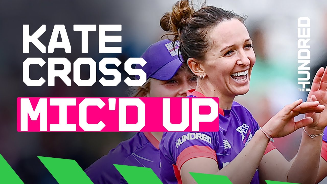 Behind-the-scenes with Kate Cross! England superstar MIC'D UP 🎤