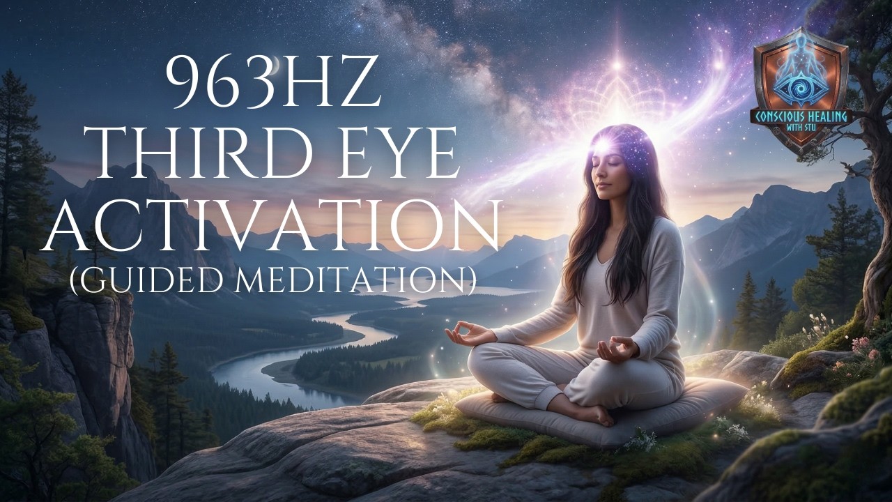 963Hz Deep Pineal Activation | Breathwork, Full Body Light & Higher Consciousness Expansion