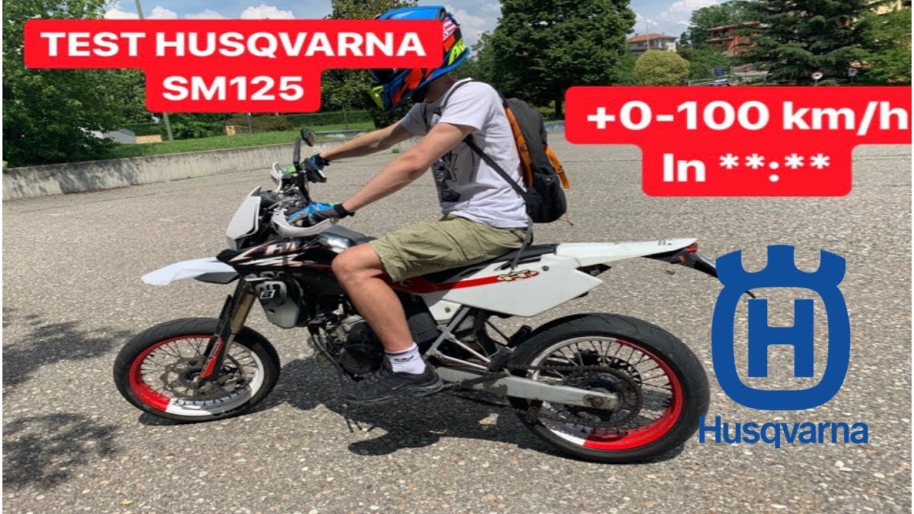 Test HUSQVARNA SM 125/0-100km/h