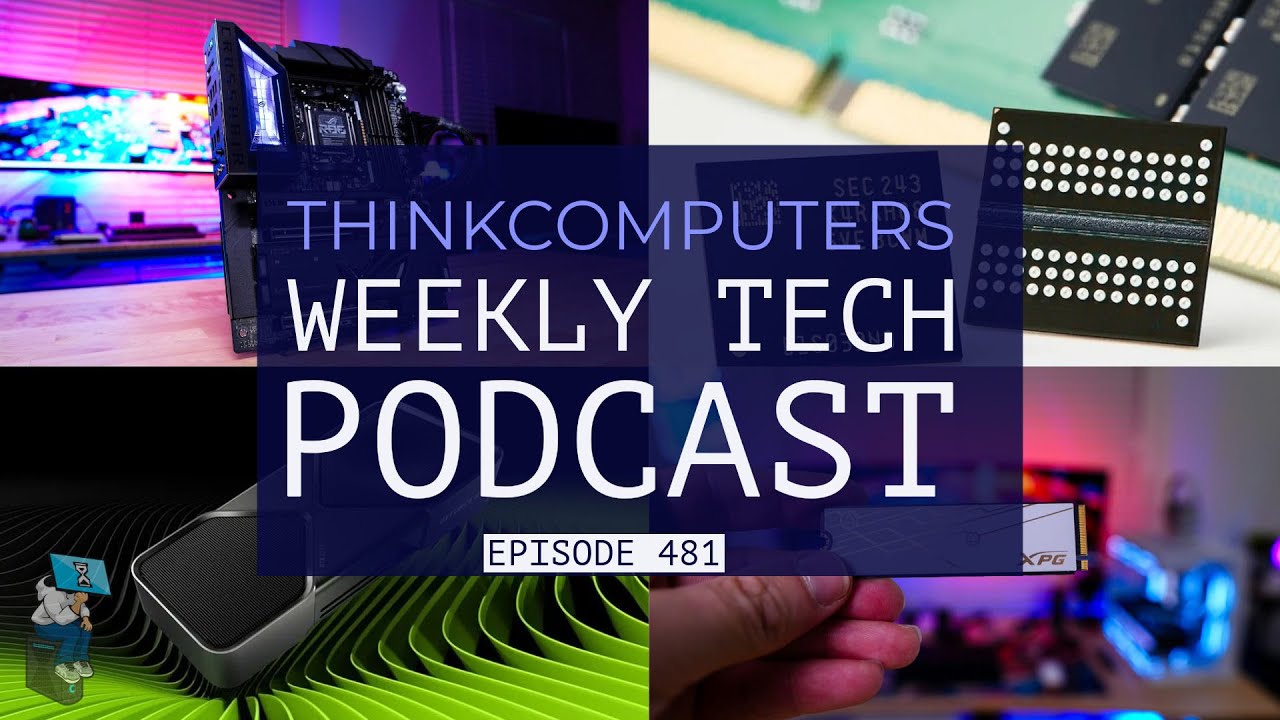 ThinkComputers Podcast #481 - Crosshair X870E Dark Hero Motherboard, Intel XeSS 3, GPU Price Surge