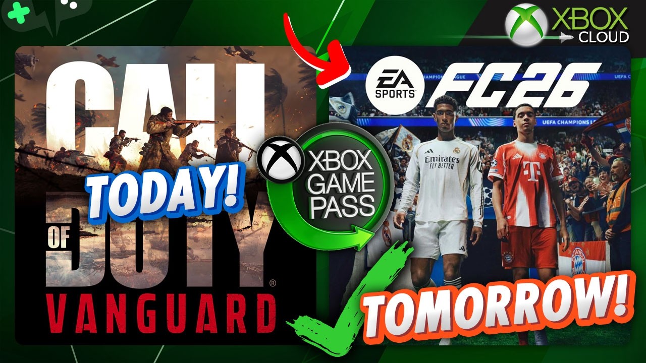 FC 26 is COMING to XBOX GAME PASS! Call of Duty VANGUARD launches TODAY!