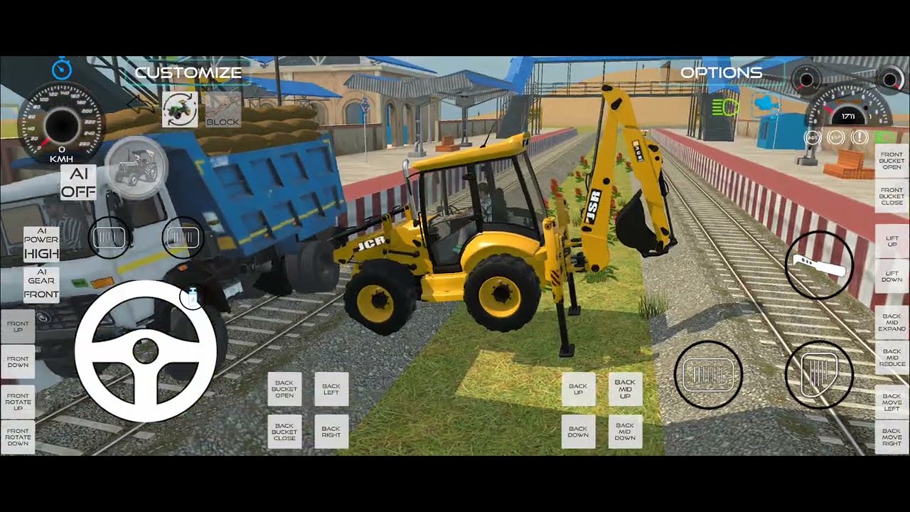 Game ll JCB Truck Loading Bori Gameplay ll offline Game ll Shubham Game A to Z 