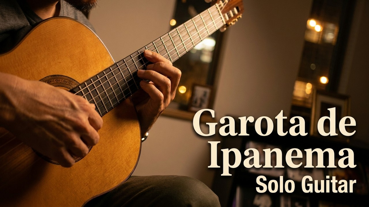 ♪イパネマの娘 | Tom Jobim - Garota de Ipanema - The Girl from Ipanema - Solo Guitar - Kosei Chiba | 千葉幸成