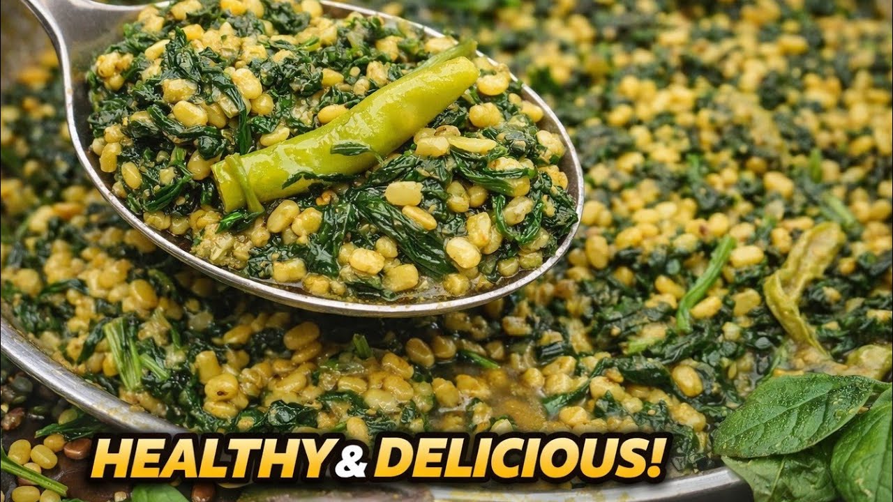 “పాలకూర పెసరపప్పు కర్రీ |Healthy Palakura Pesarapappu Curry Recipe | Protein Rich Curry Recipe