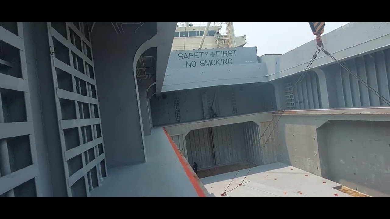 general cargo pontoon setting for bulk or bags cargo