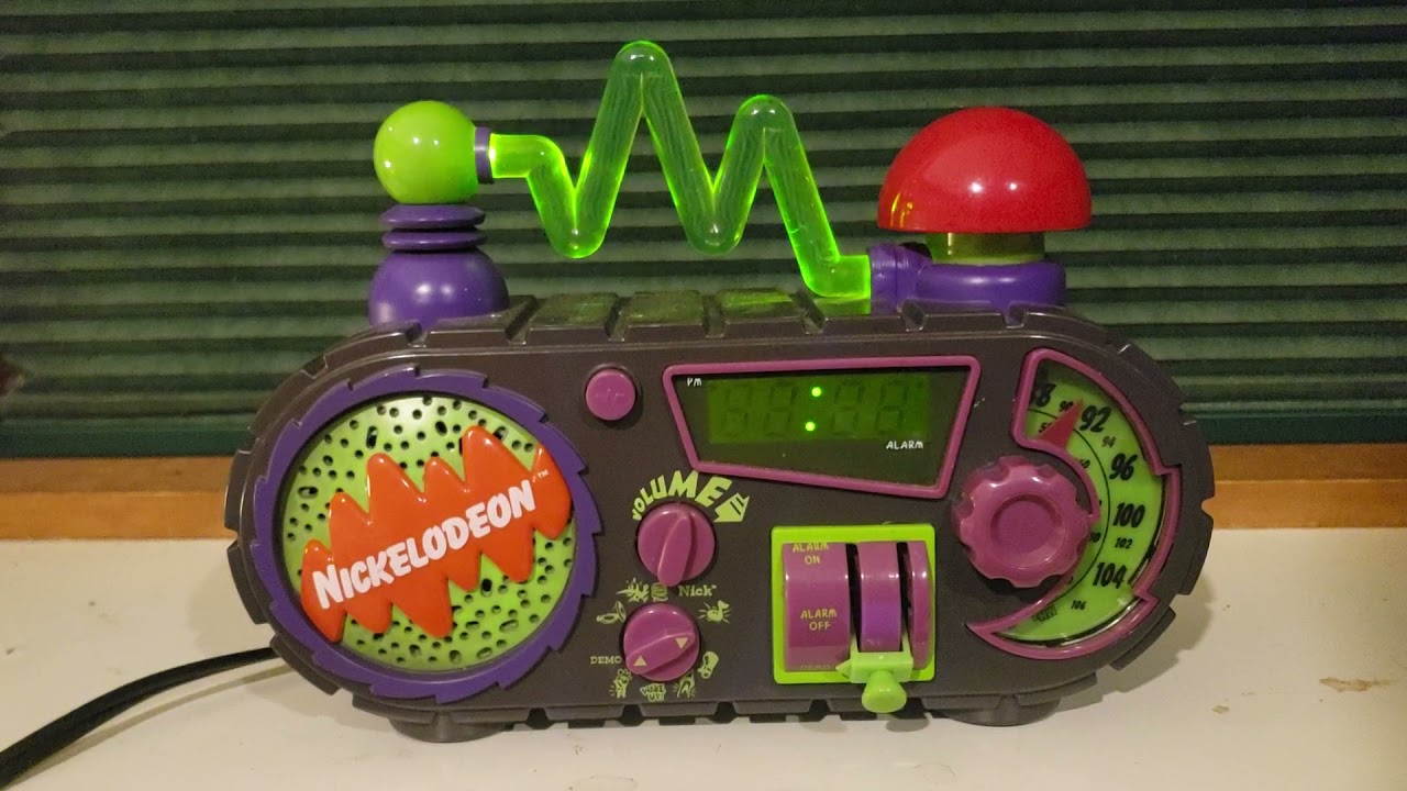 Nickelodeon Time Blaster alarm clock - sound demo