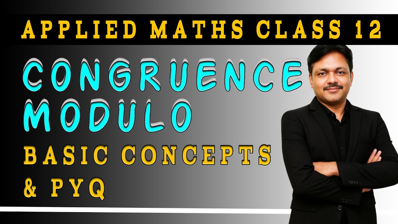 What is CONGRUENCE MODULO | Number theory | Applied Mathematics  | Gaur Classes