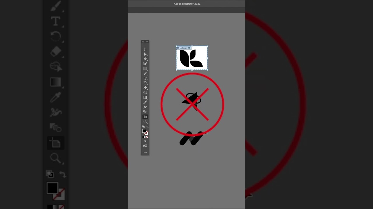 #AdobeIllustrator Tips: Fit Artboards to Objects #shorts
