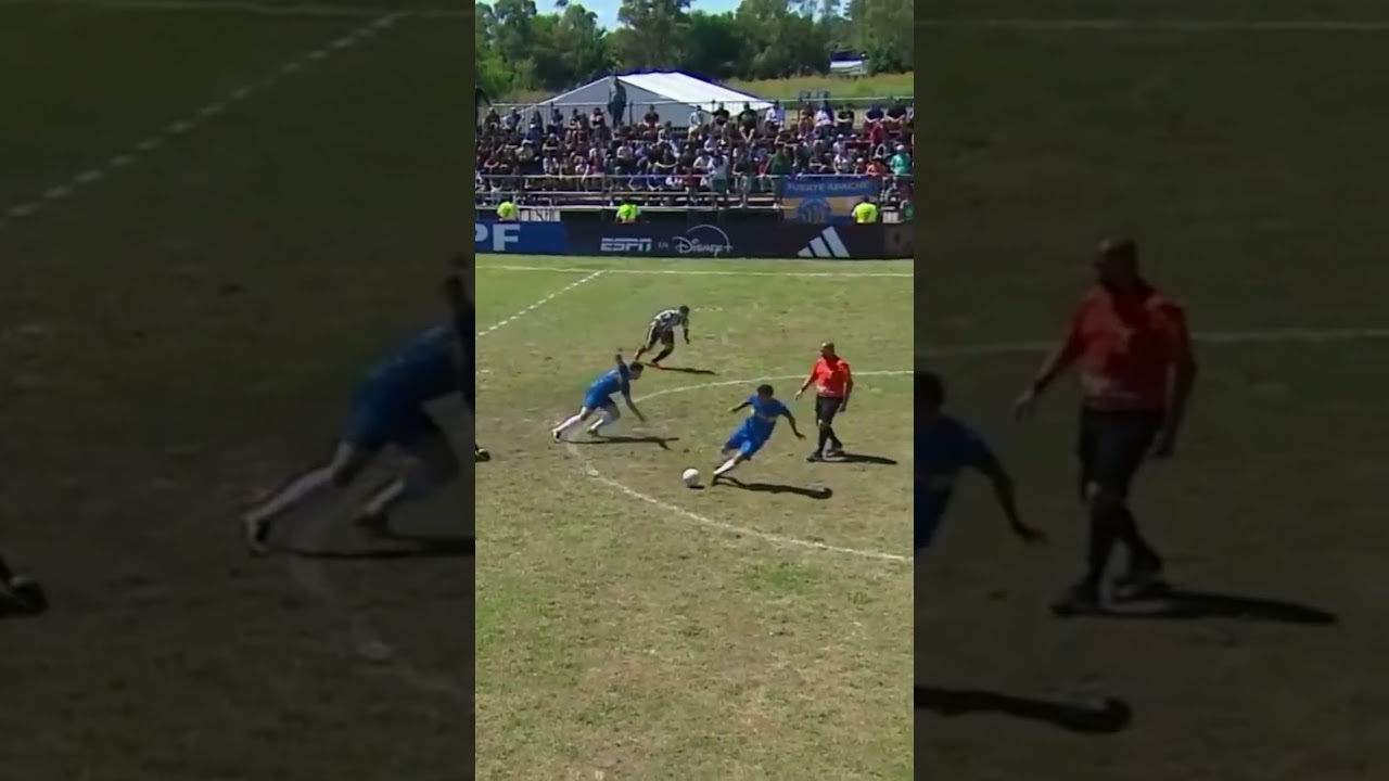 TIRO DESDE EL CENTRO DEL CAMPO DE CARLITOS T&Eacute;VEZ EN COPA POTRERO