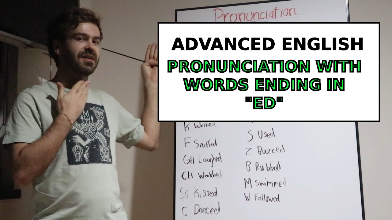 ENGLISH LESSON: How to Pronounce Words Ending with 