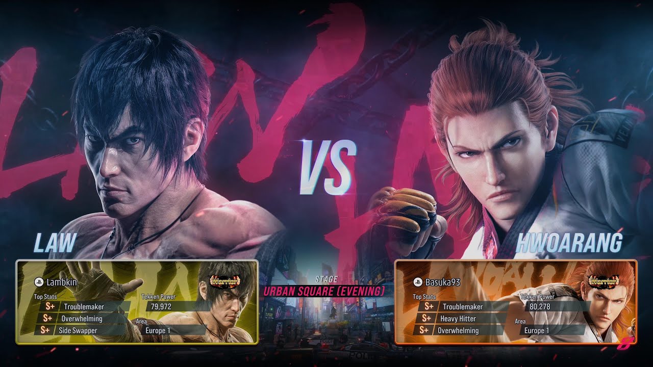 Lambkin (Law) vs Basuka93 (Hwoarang) - TEKKEN 8