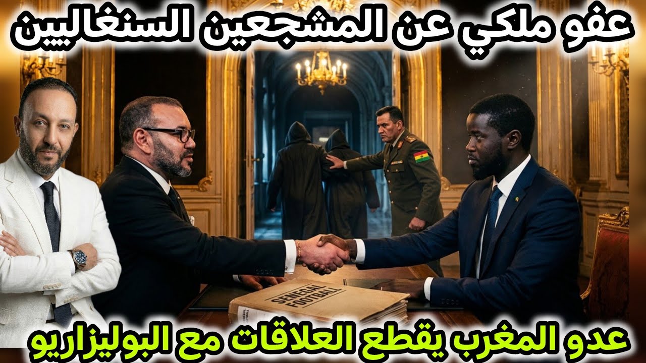 السنغال تراسل جلالة الملك لإطلاق سراح المشجعين، و عدو المغرب يقطع علاقاته بالبوليزاريو و يطرد ممثلها