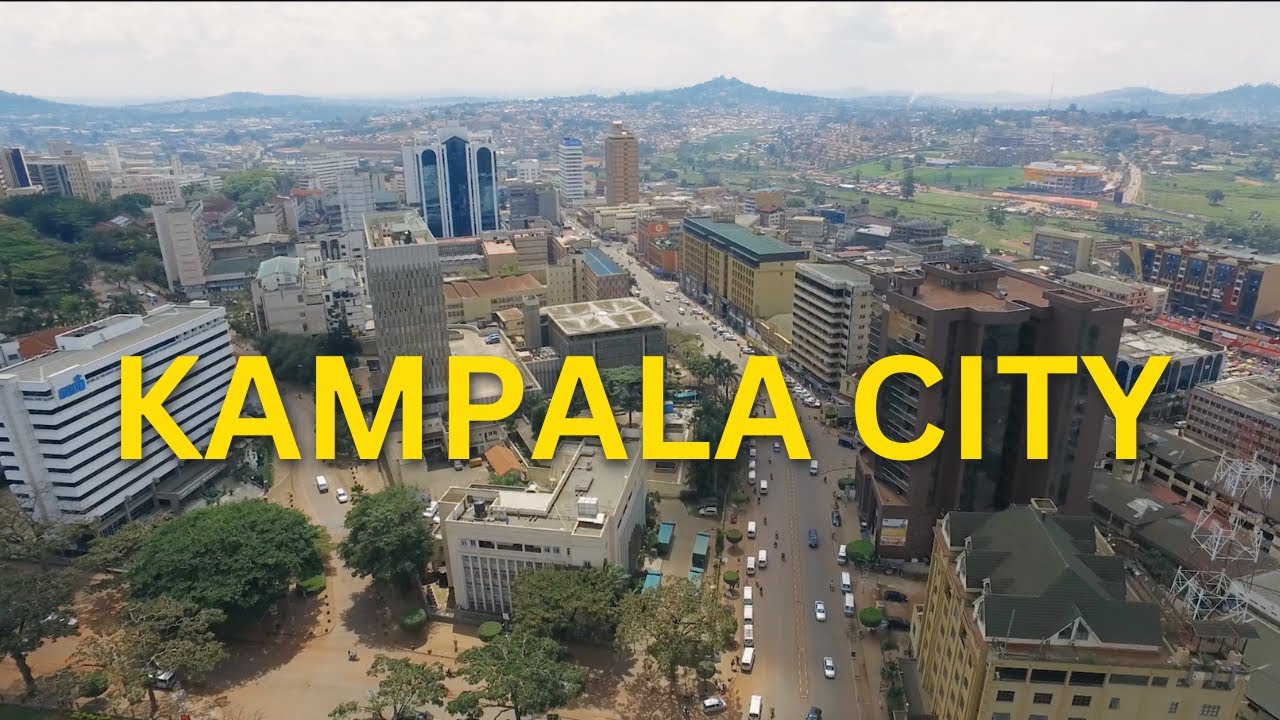 Kampala city, Uganda | HD Aerial view | Drone Shot