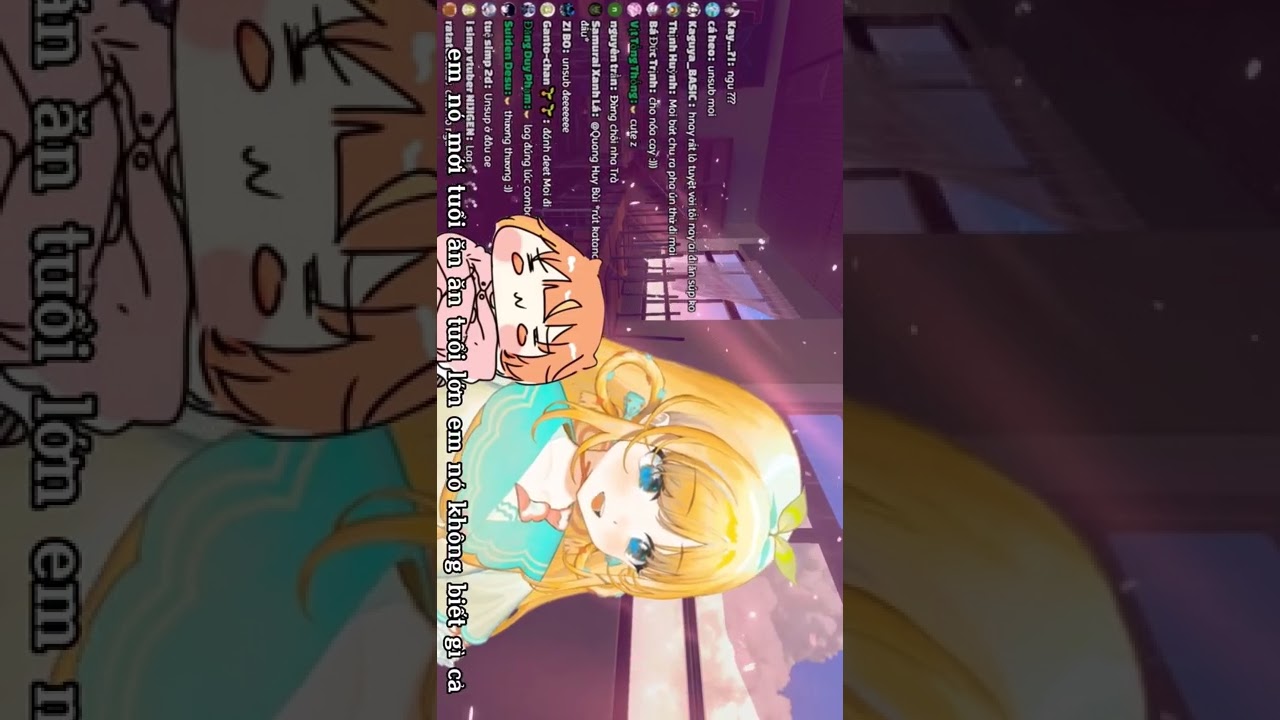 Ban Mai chửi chat ngu...😤😤😤 #nijigen #hibikiduca #akatsukibanmai