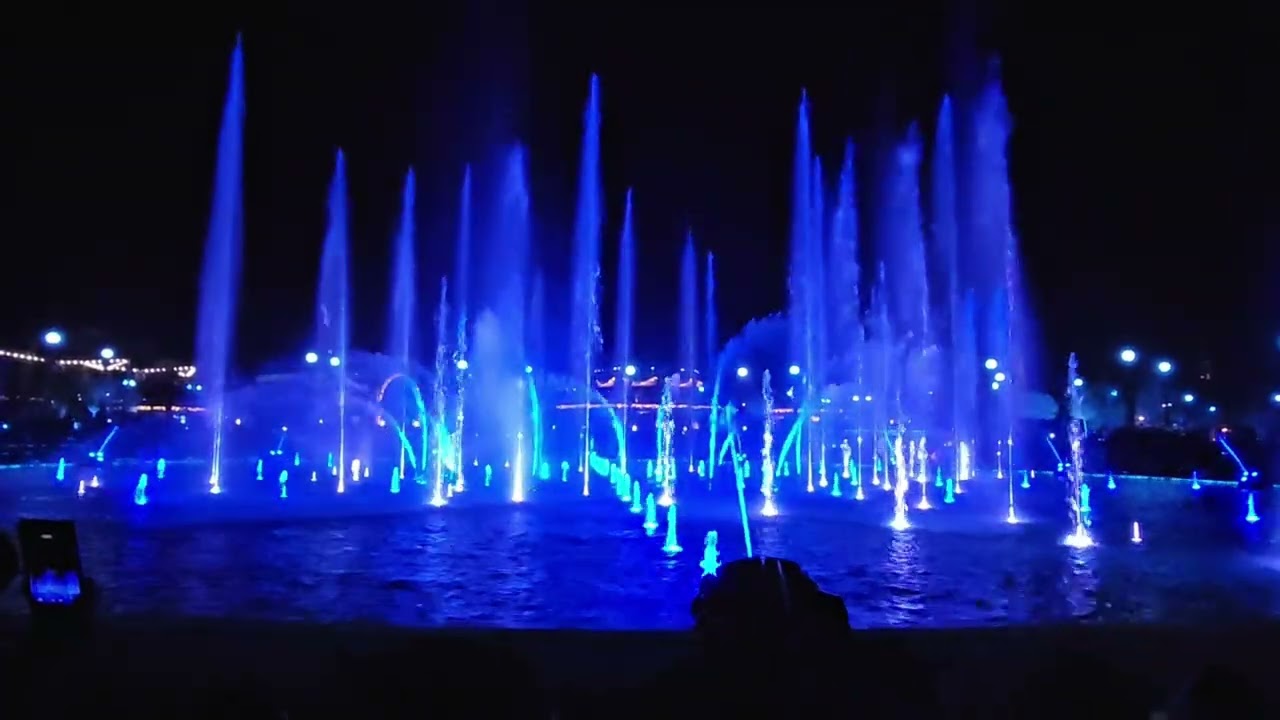 Epic Universe Fountain show