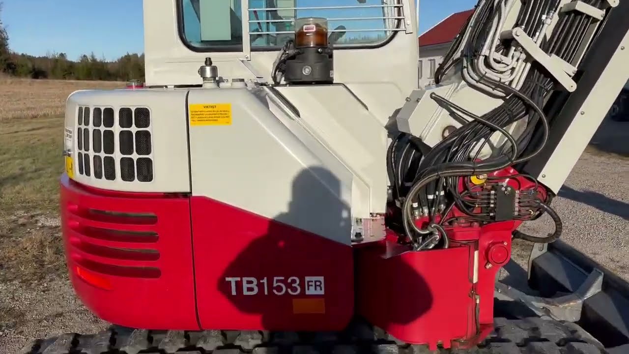 2018 Takeuchi TB 153 FR beltegraver m/rotortilt og 3 skuffer, 435timer.