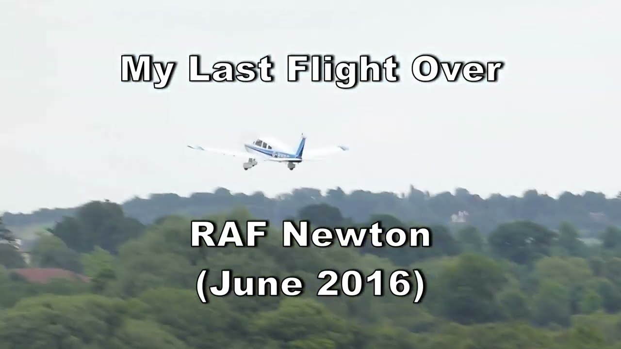 My Last Flight Over RAF Newton (2016) by Glen K Readyhoof