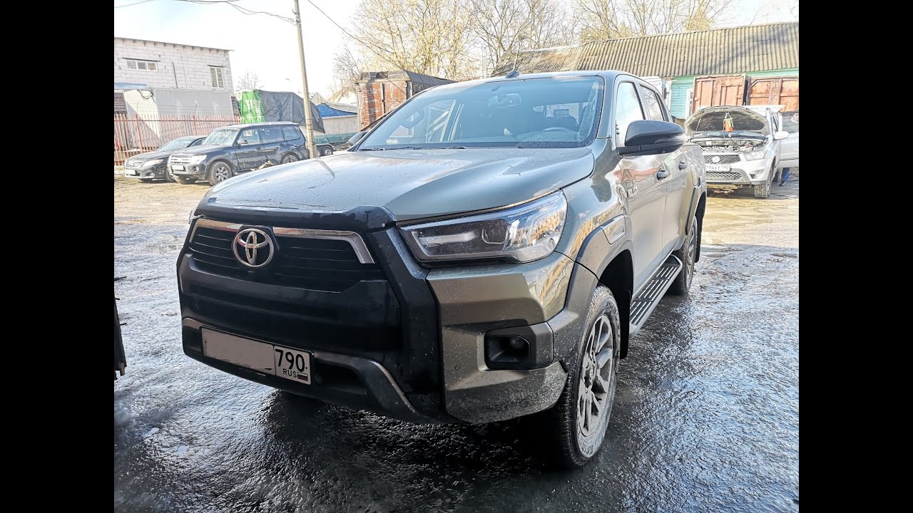 Hilux 200 сил - убираем EGR и DPF на новой машине, чипуем до 240 сил