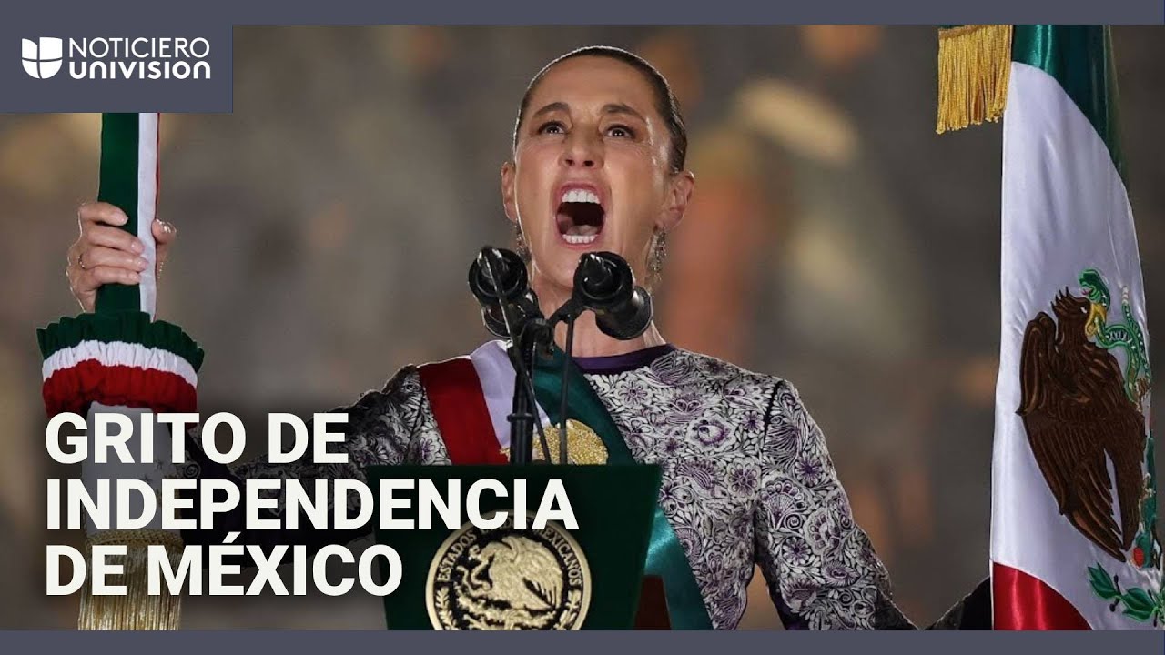 Grito de Independencia completo: el hito protagonizado por Claudia Sheinbaum, primera presidenta
