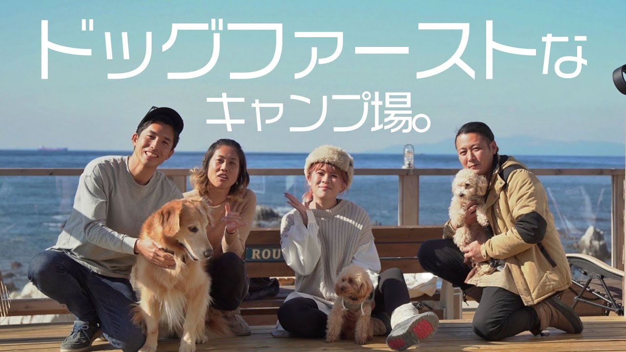 【新キャンプ場】ワンコの為のキャンプ場！波乗り夫婦さんに久しぶりに会ってきました｜DOG DEPT GARDEN AWA SHIRAHAMA